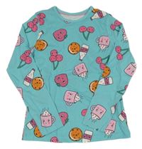 Azurové tričko s obrázkami George