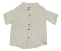 Nové - Smotanová mušelínová košeľa F&F