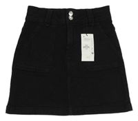 Nové - černá riflová sukně s kapsami Denim Co.