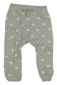 Sivé tepláky s hviezdami H&M