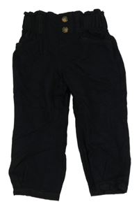 Čierne ľahké nohavice ORCHESTRA