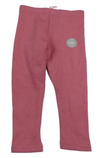Nové - růžové zateplené legíny F&F