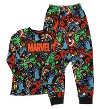 Černo-barevné plyšové pyžamo - Marvel Primark