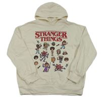 Smetanová mikina - Stranger Things s kapucí H&M