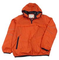 Červená šusťáková jarní bunda s kapucí M&S