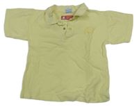 Světložluté polo tričko