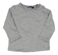 Sivé melírované thermo tričko Lupilu