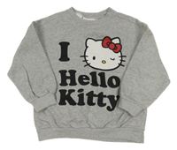 Šedá mikina s Hello Kitty Zara
