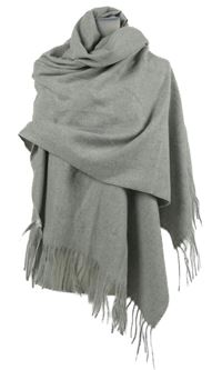 Nové - Dámska sivá šál s strapcemi F&F