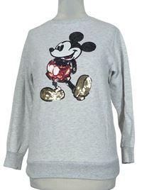 Dámska sivá mikina s Mickeym Disney