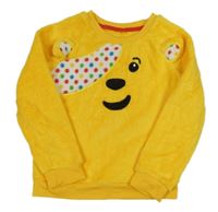 Žlutá chlupatá mikina - Pudsey George