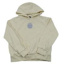 Smotanová mikina s nápisom a kapucňou zn. C&A