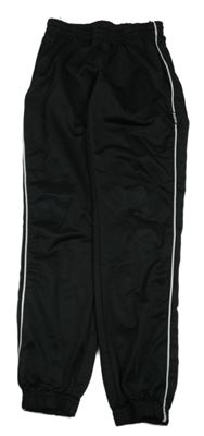 Černé sportovní tepláky s proužkem Lotto