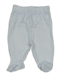 Modro-bílé pruhované polodupky George