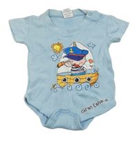 Svetlomodré body s obrázkom