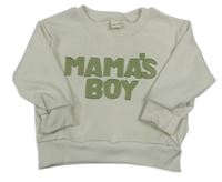 Béžová mikina s nápisom