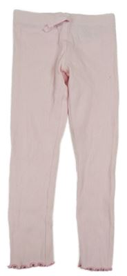 Ružové rebrované legíny H&M