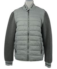 Pánská šedá teplákovo/šusťáková bundomikina Volcano