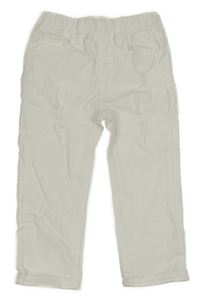 Biele rifle s vyšúchaním Shein