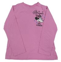Růžové triko s Minnie Disney