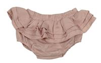 Svetloružové vrstvené kraťasy zn. Matalan