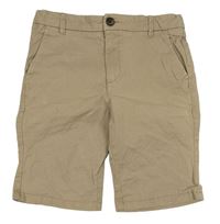 Béžové plátenné chino kraťasy zn. M&S