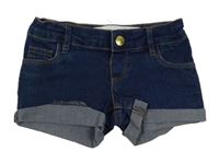 Tmavomodré rifľové kraťasy Denim Co.