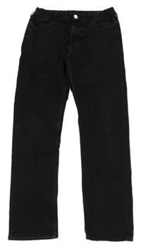 Černé slim fit rifle H&M