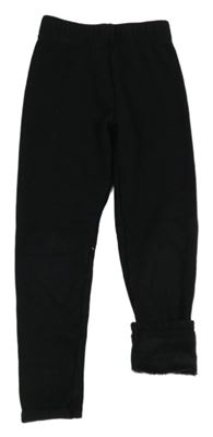 Černé zateplené legíny Nutmeg