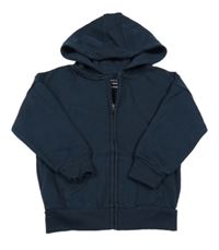 Tmavomodrá prepínaci mikina s kapucňou Primark