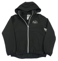 Černá softshellová bunda s odepínací kapucí H&M