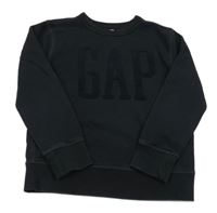 Černá mikina s logem Gap