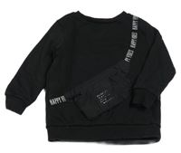 Čierna mikina s našitou ledvinkou George