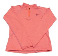 Růžová melírovaná sportovní mikina Manguun