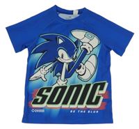 Modrý sportovní dres so SonicemX a číslom H&M