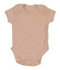 Broskvové bavlnené body s kvietkami George