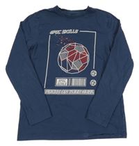 Tmavomodré tričko s míčem George 