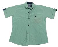 Zeleno-bílá kostkovaná košile Ralph Lauren