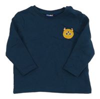 Tmavozelená mikina s príšerkou Lupilu