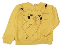 Žltá mikina s Pikachu H&M
