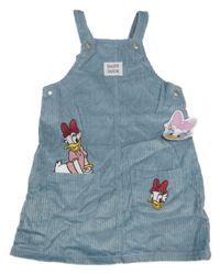 Nové - Modrošedé manšestrové šaty s Daisy Disney