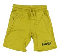 Limetkové teplákové kraťasy s Batmanem DC