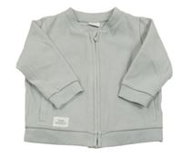 Svetlosivá prepínaci mikina s nášivkou Next