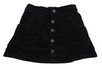 Čierna menšestrová sukňa HEMA