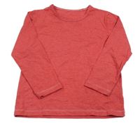 Jahodové melírované tričko