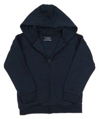 Tmavomodrá prepínaci tepláková mikina s kapucňou PRIMARK