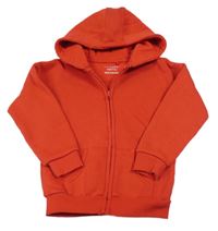 Červená prepínaci tepláková mikina s kapucňou PRIMARK