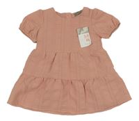 Nové - pudrové vzorované šaty PRIMARK