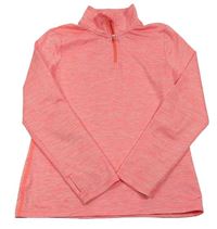 Neonově růžová melírovaná sportovní mikina M&S