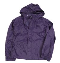 Fialová šusťáková nepromokavá funkční bunda s kapucí Mountain Warehouse